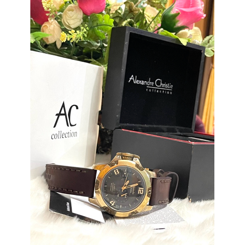 Dijual Jam Tangan Mewah Alexandre Christie Seri Limited Edition, AC 6339 MA LIMITED BRONZIUM