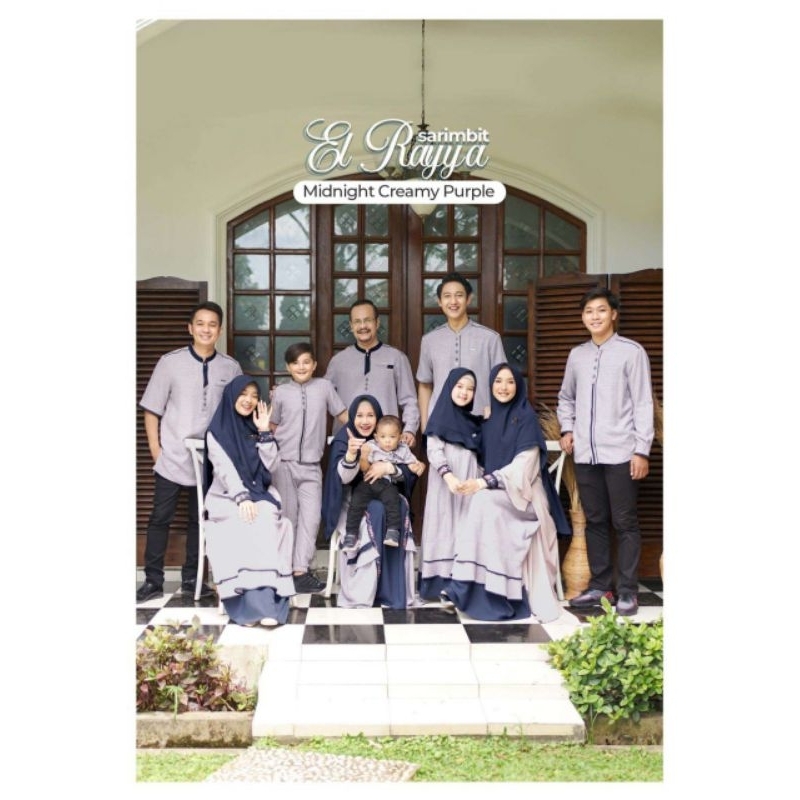 Sarimbit ElRayya  Midnight Creamy Purple By AlwaHijab