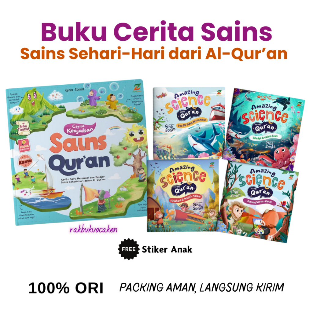 Buku Cerita Pengenlan Sain: Seri Amazing Science From Quran/Cerita Keajaiban Sains Quran