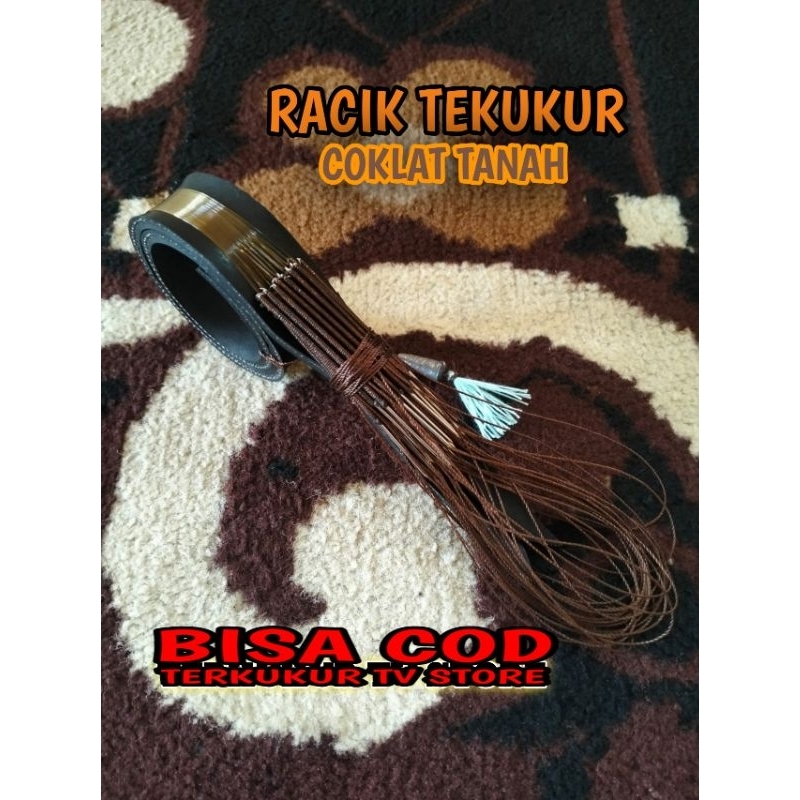 Racik / Jerat Tekukur (Warna Coklat Tanah)