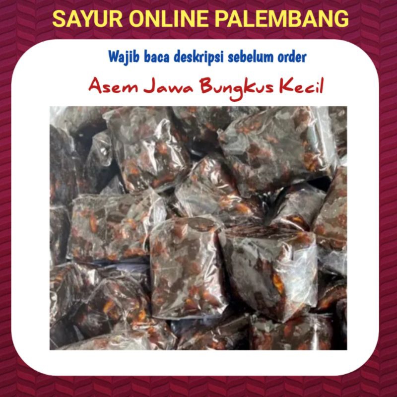 

Asam Jawa Bungkus Kecil - Sayur Sayuran Online Palembang