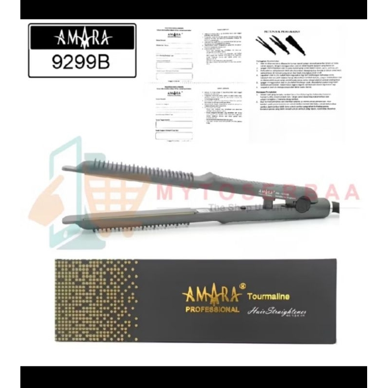 Catok rambut AMARA 2in1 GARANSI ORIGINAL 9299