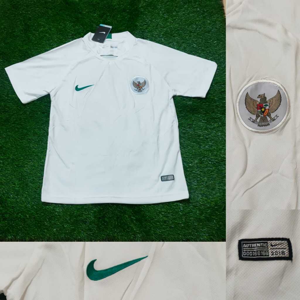 TIMNAS INDONESIA AWAY JERSEY BAJU BOLA PUTIH 2017/2018 GRADE ORI
