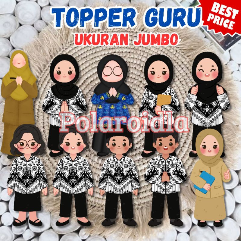 TOPPER HARI GURU JUMBO | TOPPER GURU | TOPPER SELAMAT HARI GURU