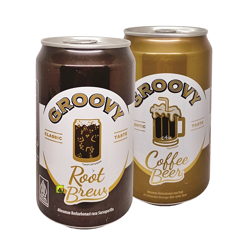 

GROOVY - Minuman Berkarbonasi - 330 ml KALENG