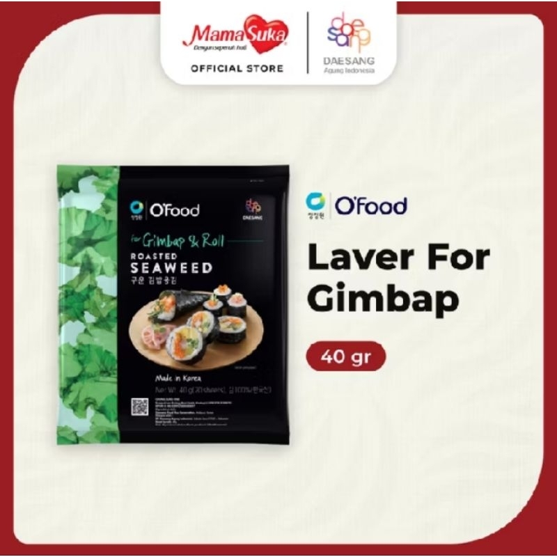 

Chung Jung One - Laver Kimbob - Seaweed for Gimbap 40 gr