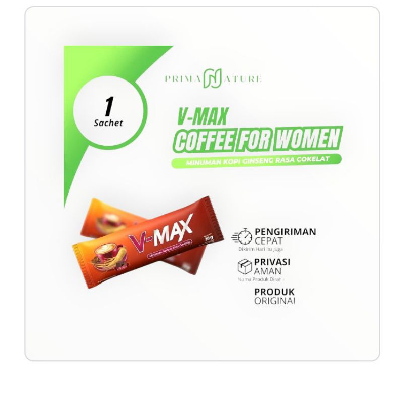 

V-max kopi gingseng stamina pria varians 1 sachet