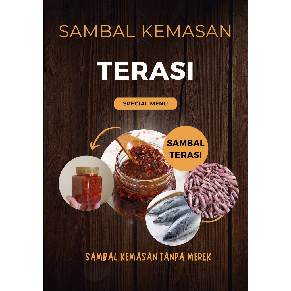 

Sambal Terasi Ikan Tongkol Homemade Pedas Aroma Khas Terasi Dengan Varian Toping