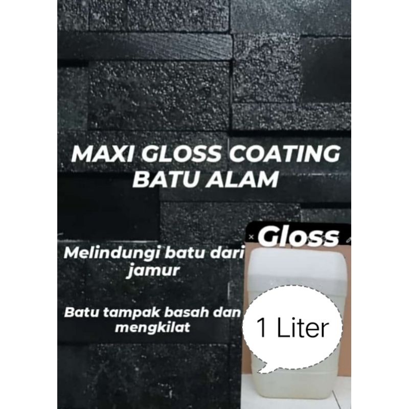 Coating Batu Alam//pernis Batu Alam