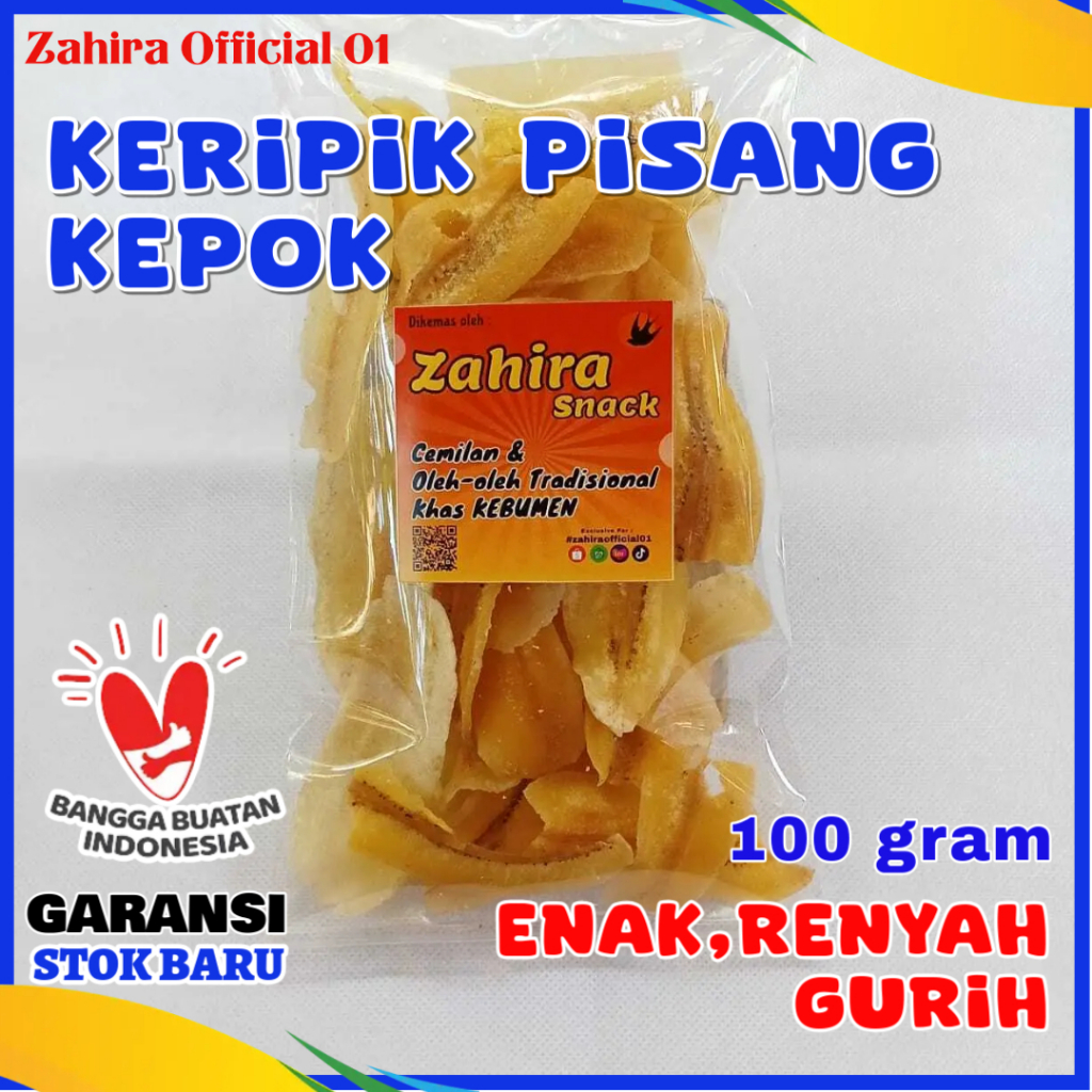 

Keripik Pisang Kepok Original Seriping Gedang Asli Kebumen