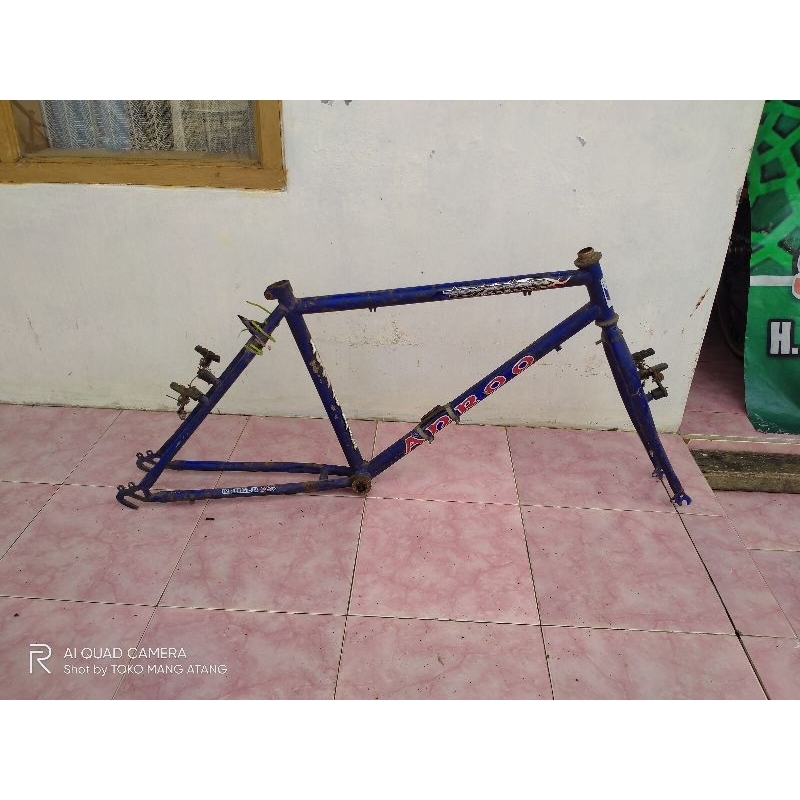 frame Fork Sepeda MTB 26 jadul steel size 16.5 inch murah vintage