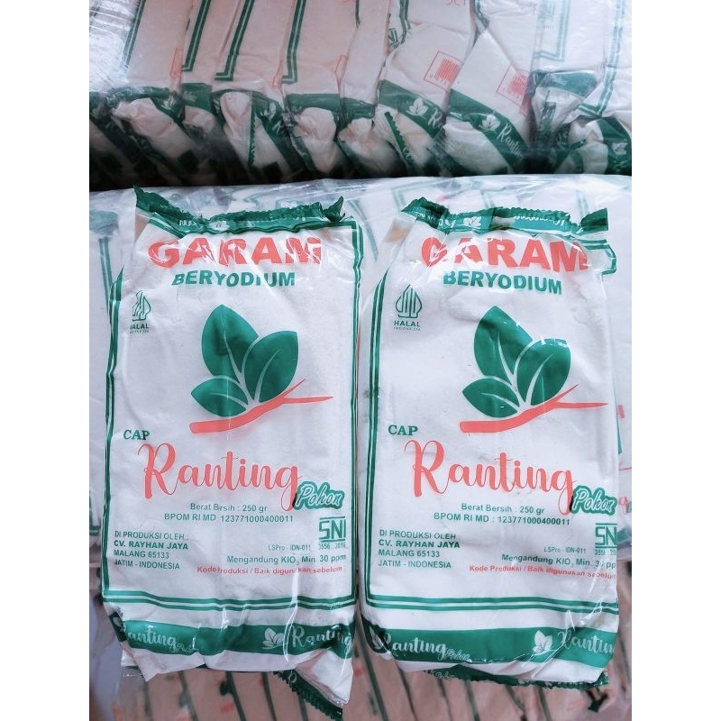 

Garam Daun Ranting 250 gram bersih Terjangkau