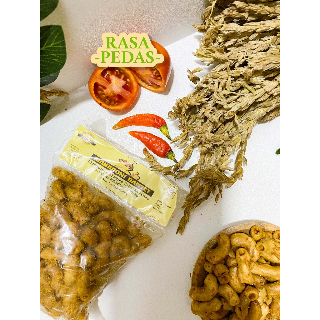 

TERLARIS//Makroni bantet/Makroni Pedas/Jajanan pedas/Snack/makaroni tasikmalay/rasa extra pedasa