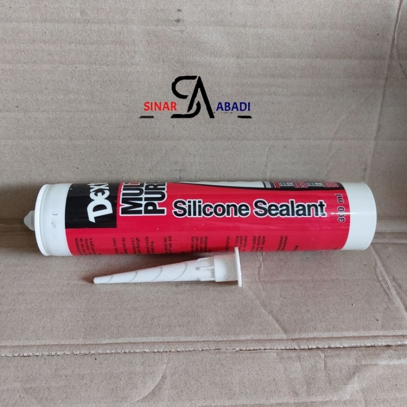 LEM SILICONE DEXTONE LEM KACA SEALANT DEXTONE BOTOL 300 ML ASAM BROWN COKLAT