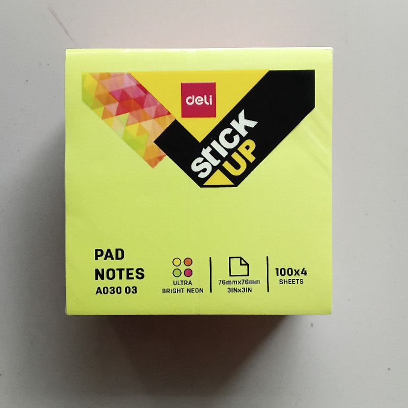 

Penanda Buku Sticky Notes Deli A03003 Warna ( Pak 4 Pad ) RB9