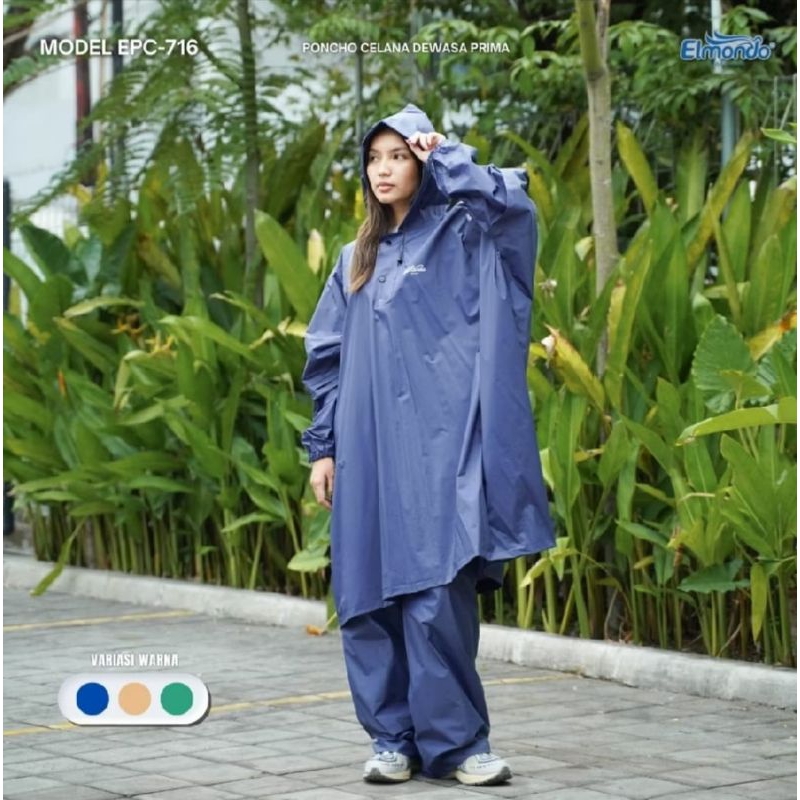 DISKON JAS HUJAN ELMONDO PRIMA 716 /ELMONDO 716 PRIMA SETELAN DEWASA / JAS HUJAN PONCO ELMONDO EPC