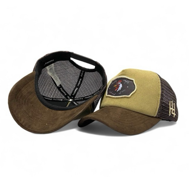 Haisley caps topi trucker corduroy topi jaring topi corduroy topi pria