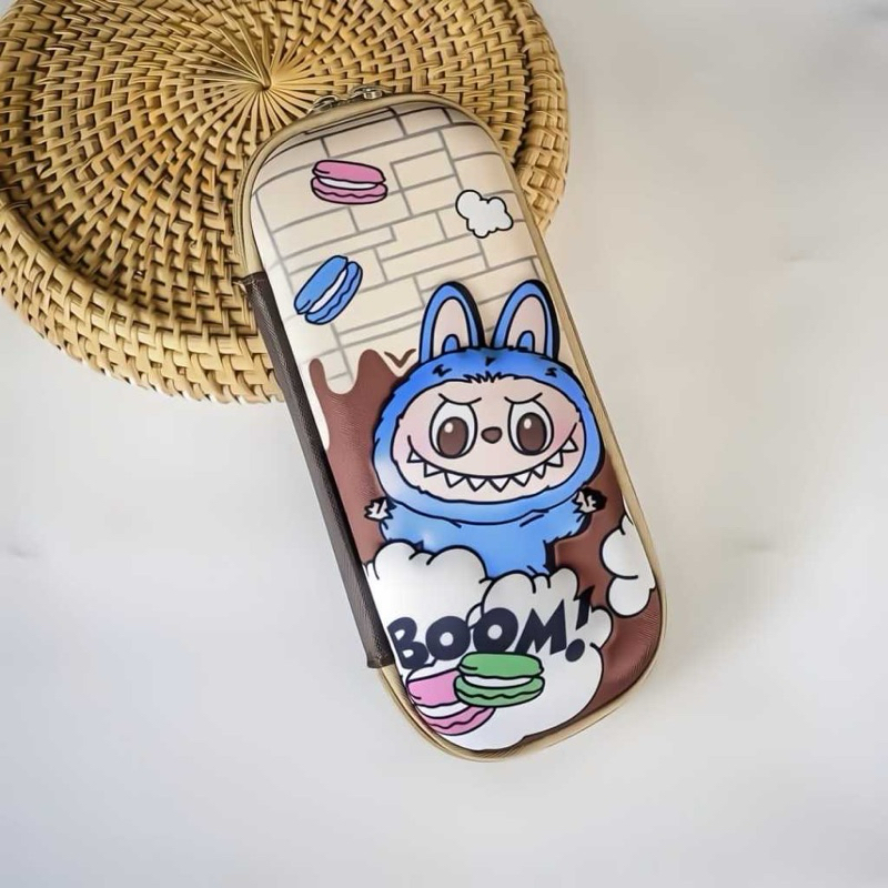 

kotak pensil boneka 3d timbul labubub