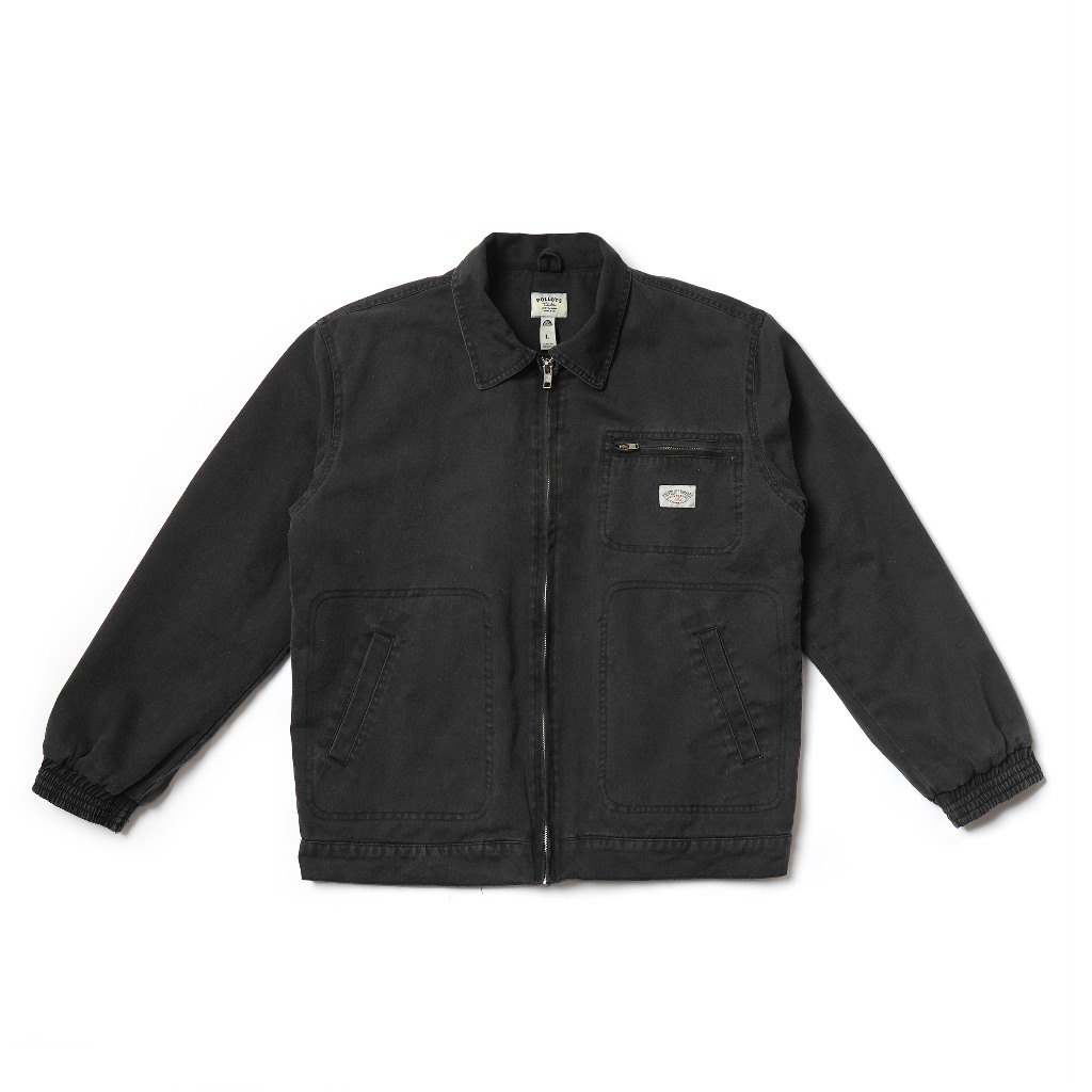 Hoi Polloy - Yote Twill Jacket (Black Washed)
