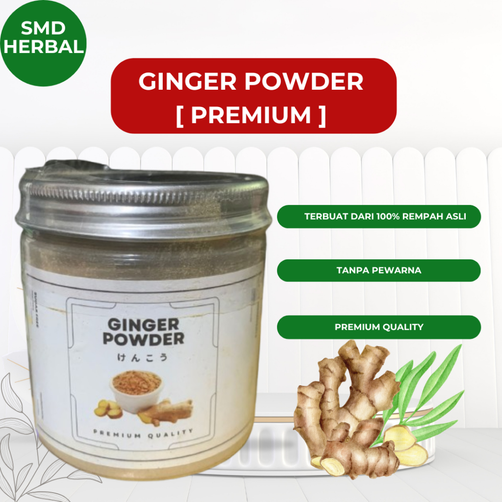 

Jahe Bubuk Kualitas Premium | Ginger Powder Premium Quality [100 Gr] Super Halus