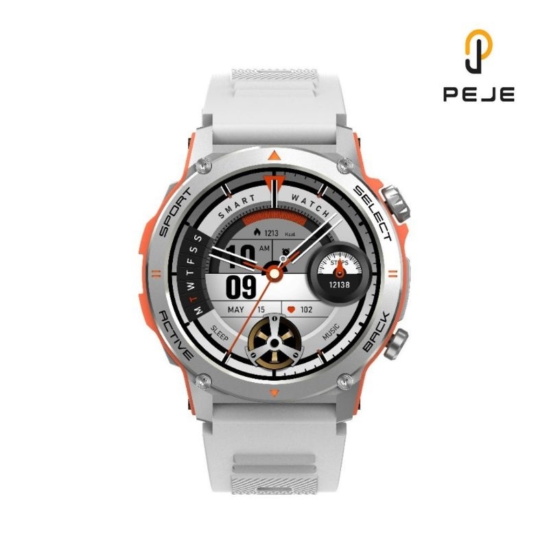 Jam Tangan Smartwatch PEJE ZW13-AMD Silver