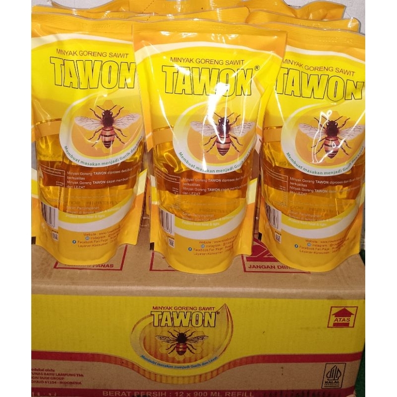 

Minyak goreng TAWON 900 ml JATIM