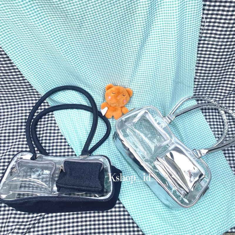 SASSY BAG STYLE FASHION TAS PVC MIKA concert bag tas konser