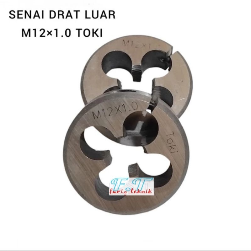 Round Dies Senay M12 × 1.0 Mata Senai Drat Luar m12×1 Snei Sney Drat Baut 17 Halus