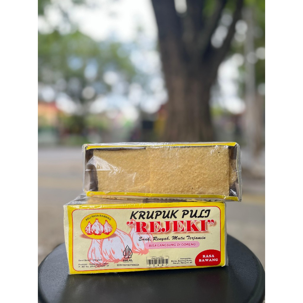 

Krupuk Puli Rezeki Rasa Bawang 200g | Kerupuk Puli | Kerupuk Asli Rasa Bawang