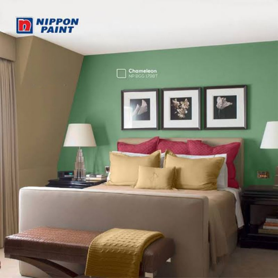 NIPPON PAINT CAT TEMBOK EKSTERIOR & INTERIOR Chameleon BGG 1798T SPOTLES WEATHERBOND VINILEX ELASTEX