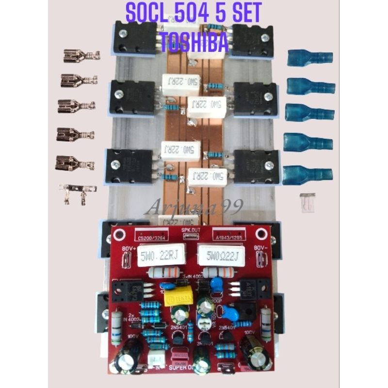 Kit power Socl 504 5 set Final Toshiba 5200