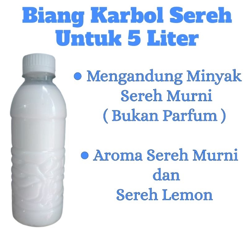 Biang Karbol Sereh Untuk 5 Liter