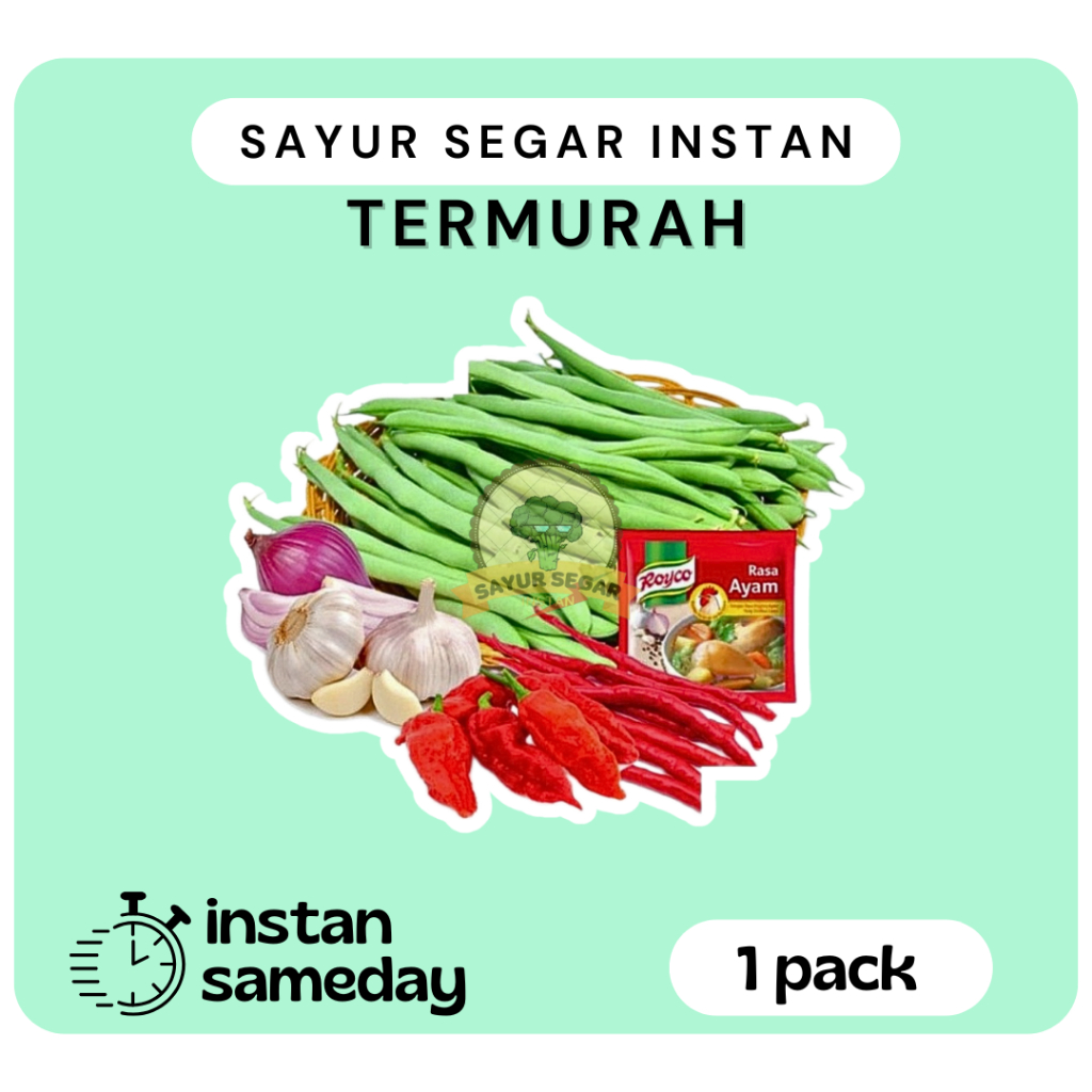 

Paket Lengkap Sayur Tumis Buncis - Sayur Segar Instan