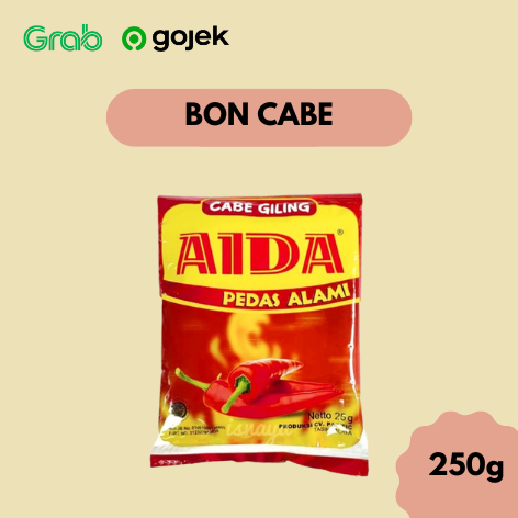 

Bubuk Cabe Tabur Instan - Bubuk Cabe Aida 250 Gram