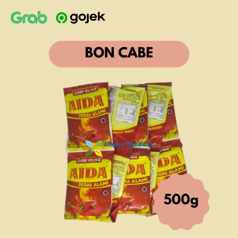 

Bubuk Cabe Instan Aida Rencengan isi 10 sachet
