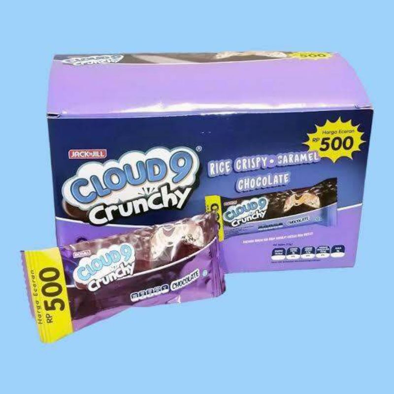 

Cloud 9 crunchy rasa coklat