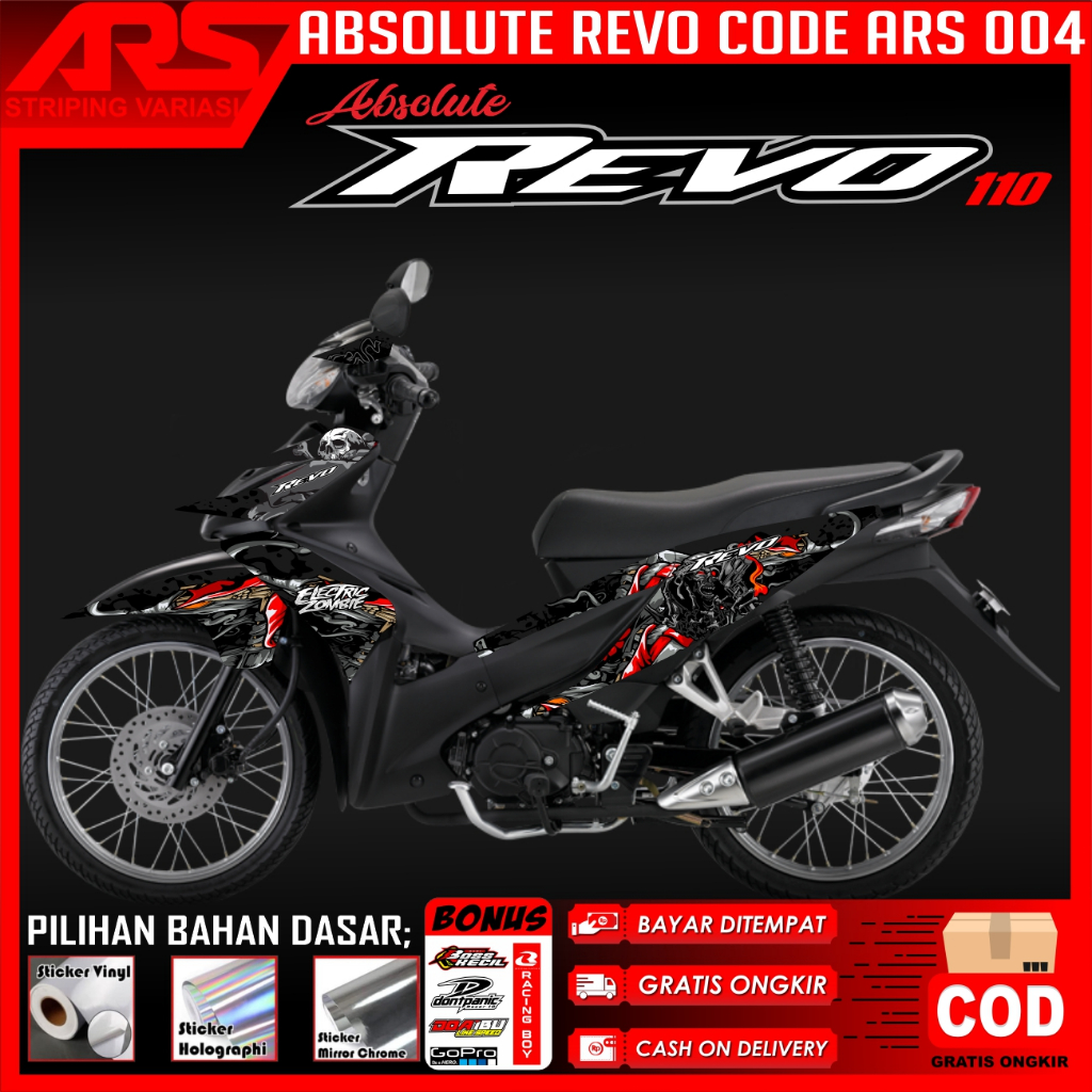 Sticker Striping Lis Revo Absolute - Striping Revo Absolute - variasi Stiker absolute revo zombie