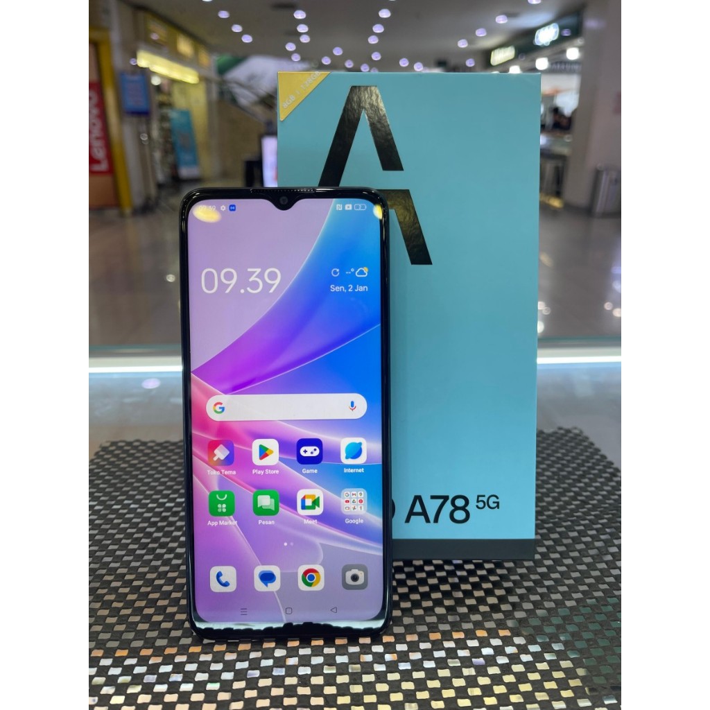 OPPO A78 5G 8/128GB SECOND SEKEN BEKAS RAM 8 INTERNAL 128