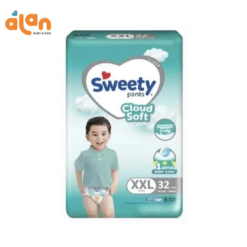 SWEETY Popok Silver Pants XXL32