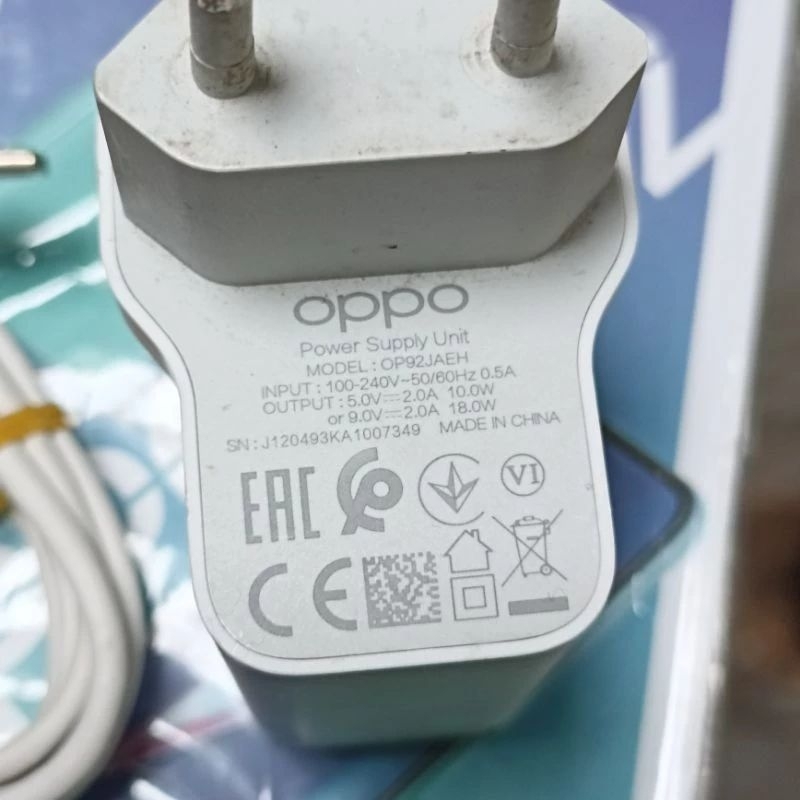 Charger ori oppo fast charging type c