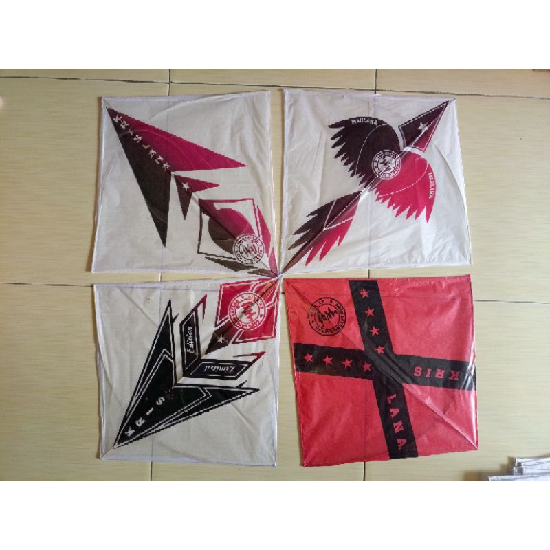 Layangan aduan sayur sablon (50pcs)