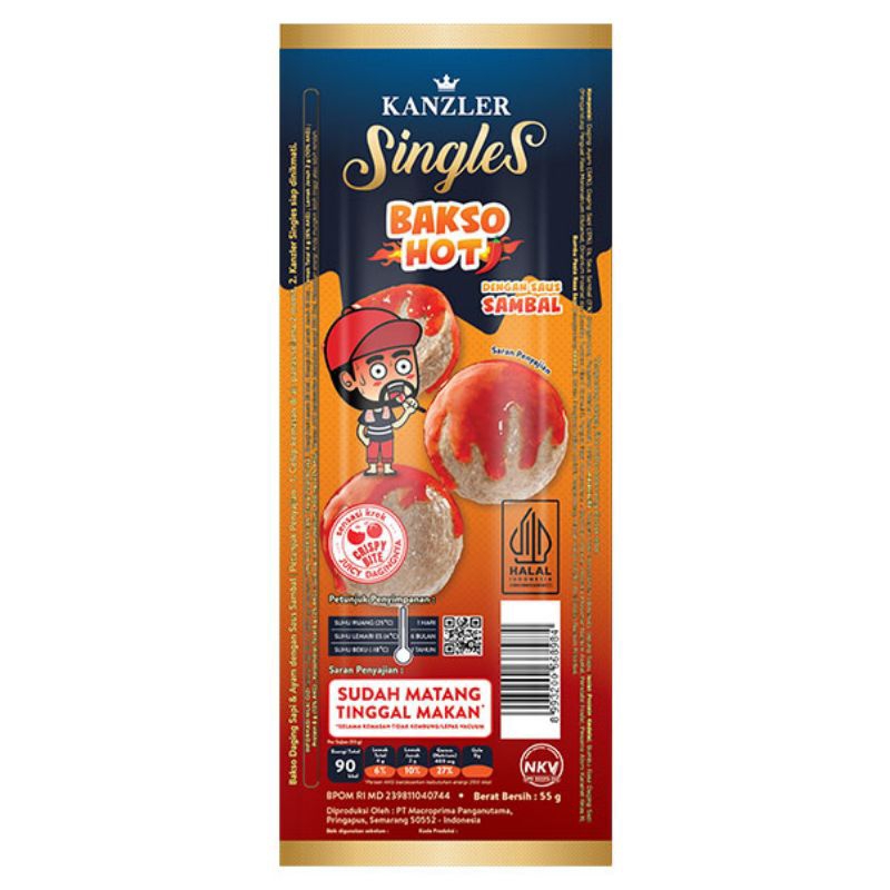 

Kanzler Singles Bakso 1 Box ada bonus