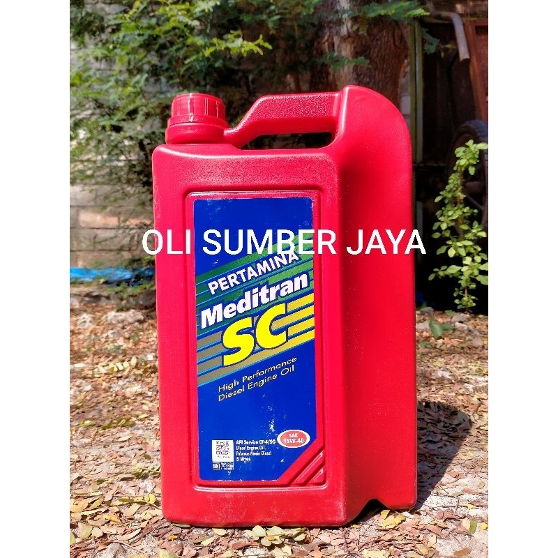 Oli Mesin Pertamina Meditran SC 15W 40 Khusus Mesin Diesel 5 Liter