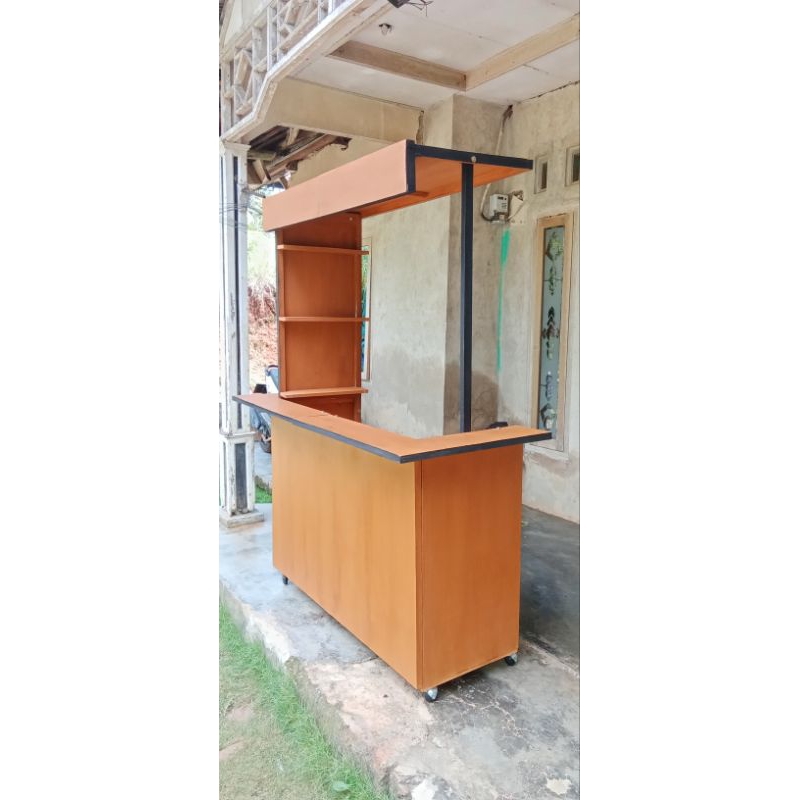 Promo Booth Lipat portable/ Booth kayu/ Booth semi container/ Booth jualan murah/ Meja lipat portabl