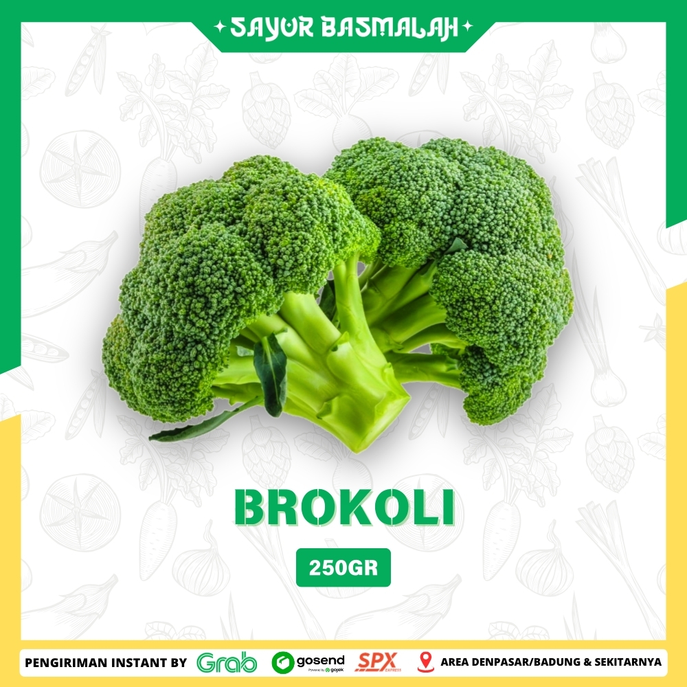 

Brokoli 250gr - Sayur Basmalah