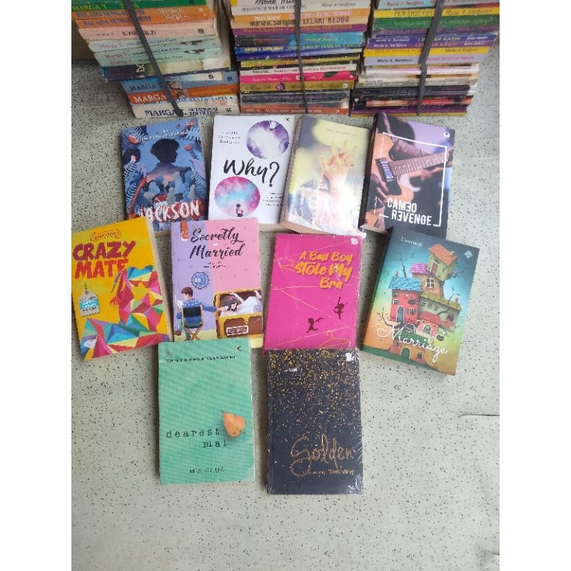 Varian Buku Novel; Strange Marriage, A BAD BOY STOLE MY BRA, Dearest Mai, Golden, CAMEO REVENGE, TEA