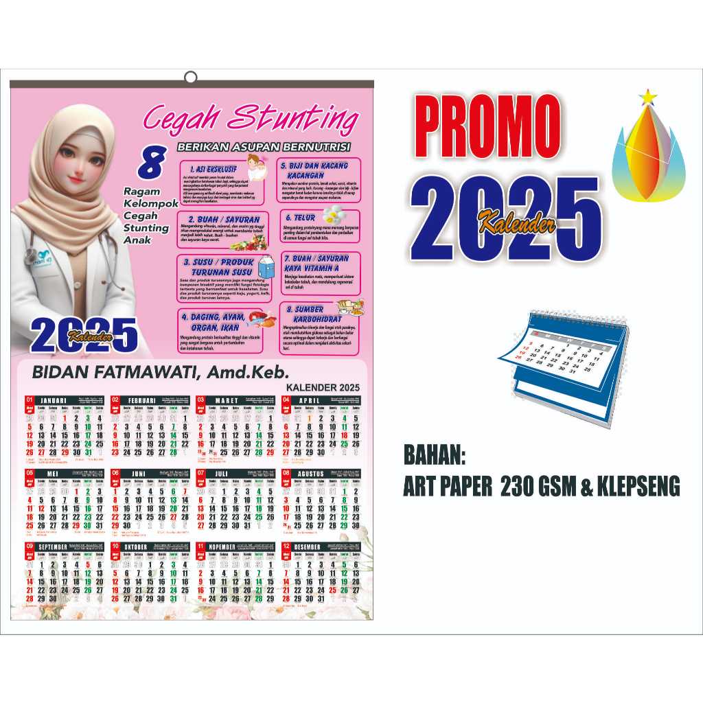 

Kalender Dinding & Kalender Meja THN 2025