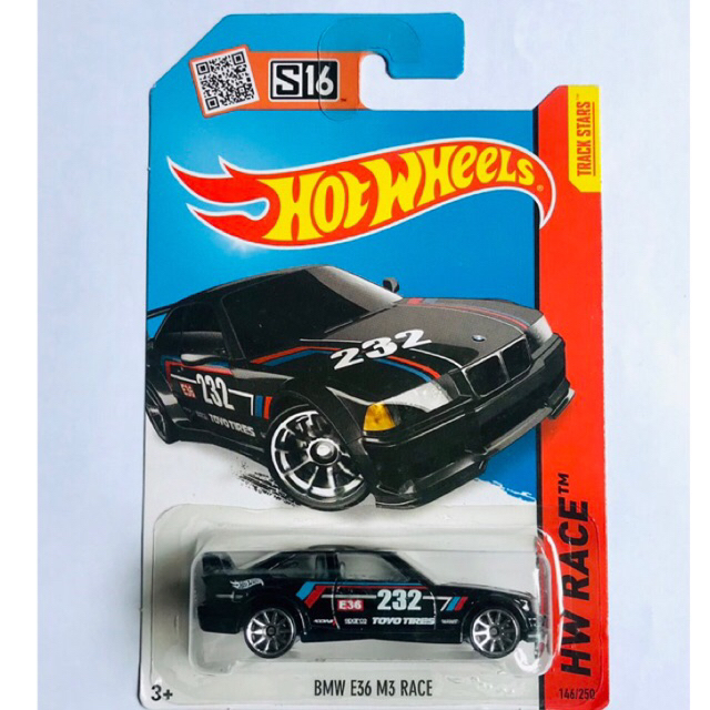HOT WHEELS - BMW E36 M3 RACE  BLack