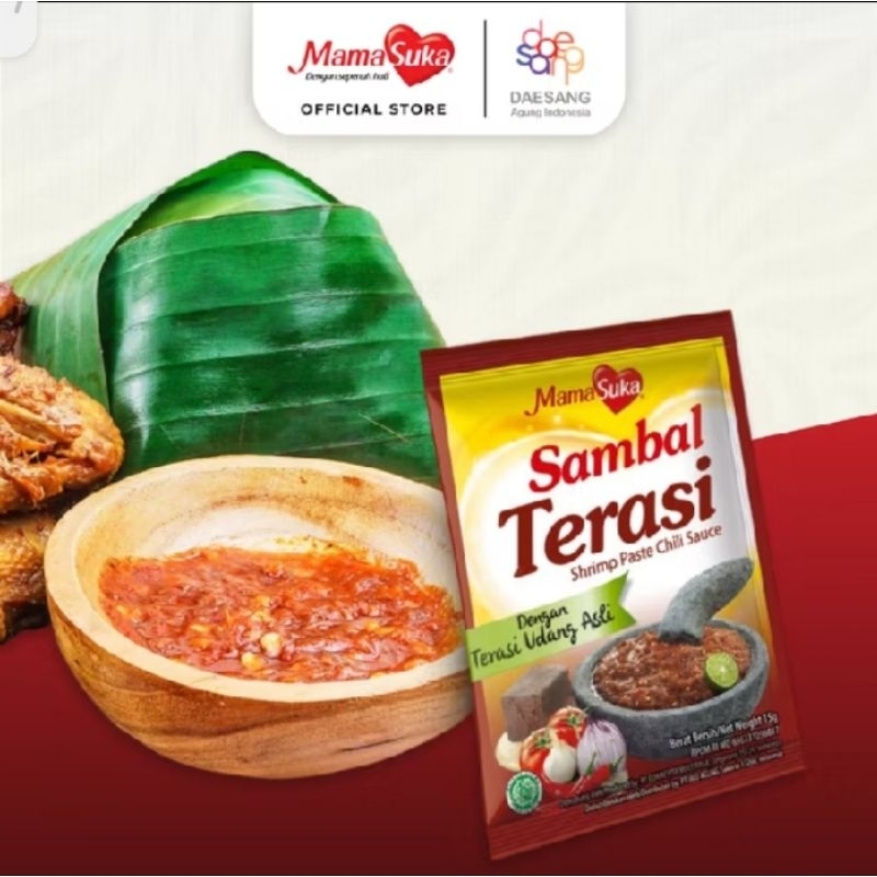 

MamaSuka - Sambal Terasi Sachet 15 gr ( isi 5 pcs )