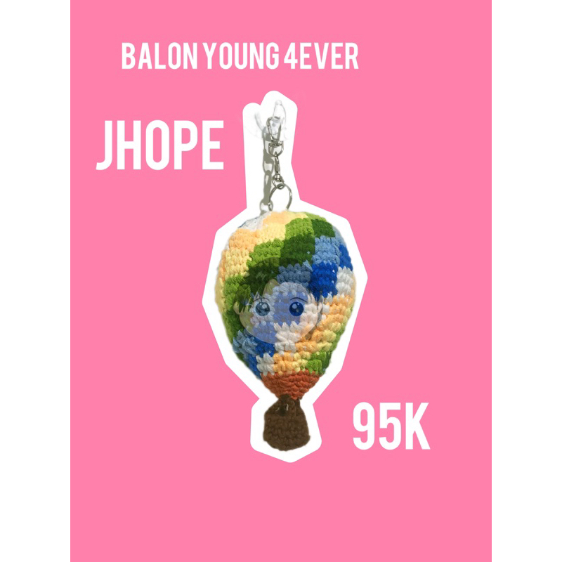 gantungan tas balon jhope hyyh